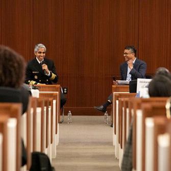 Dr. Vivek Murthy and Allen Kachalia.